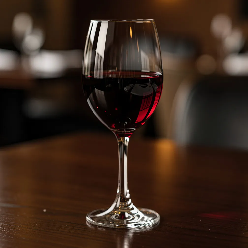 red wine glass