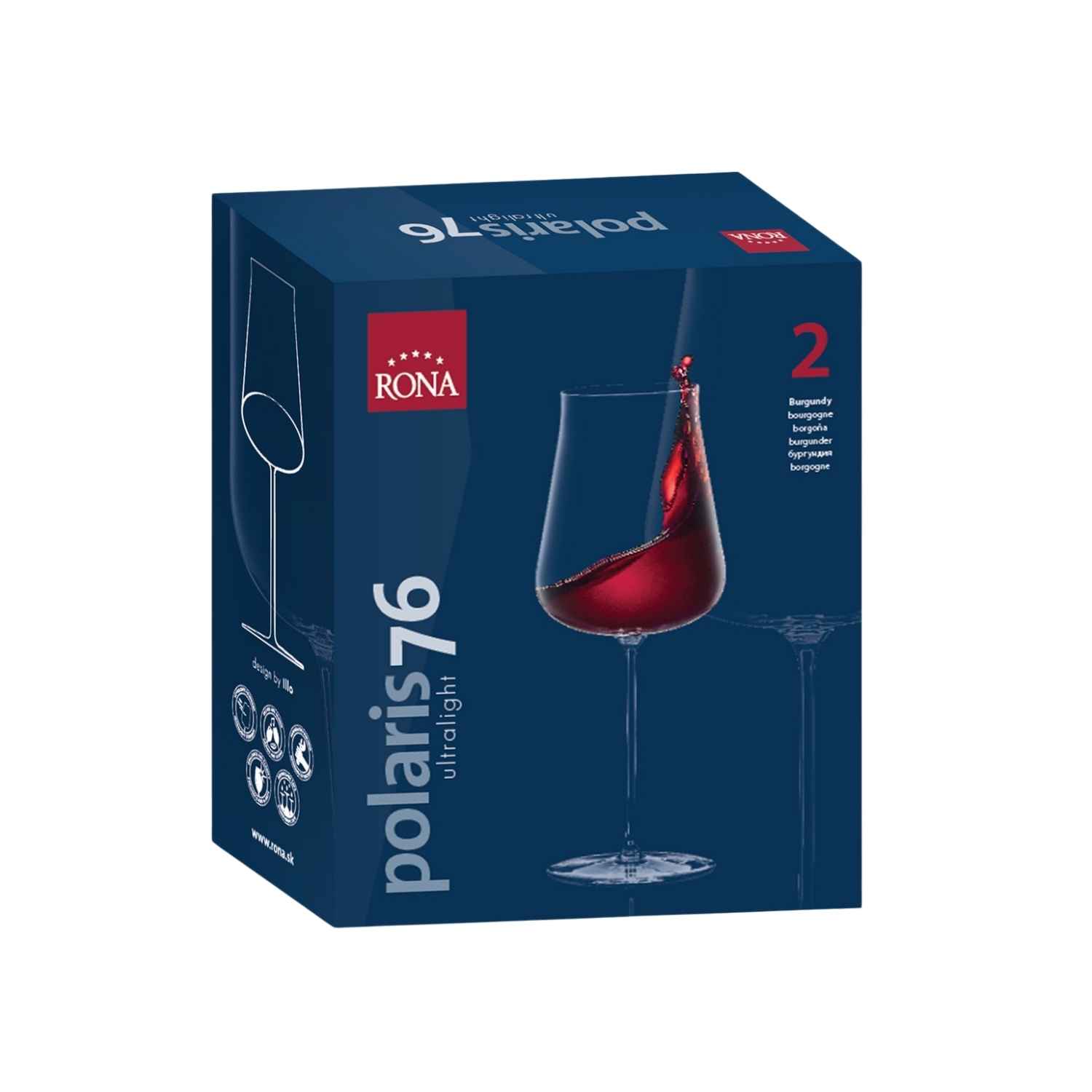 RONA Polaris 花花世界系列 大花-級數紅酒杯 760ml