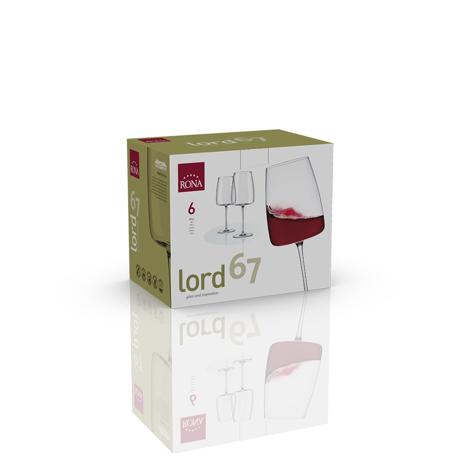 RONA Lord 尊爵系列 波爾多杯 670ml 原廠6入彩盒
