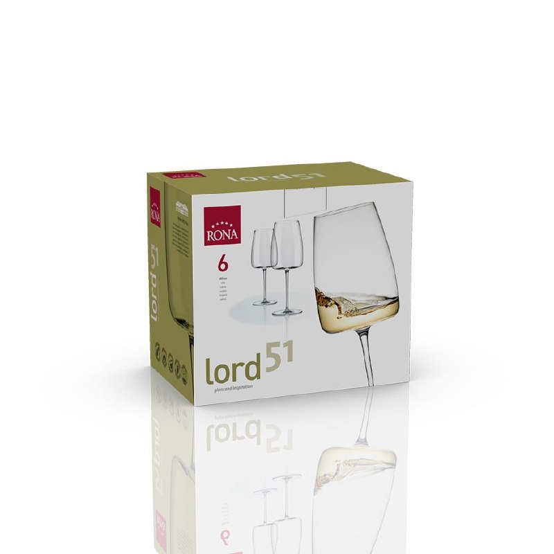 RONA Lord 尊爵系列 紅酒杯 510ml 原廠6入彩盒