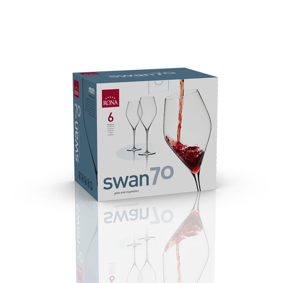 RONA Swan 天鵝系列 勃根地杯 700ml 原廠6入彩盒