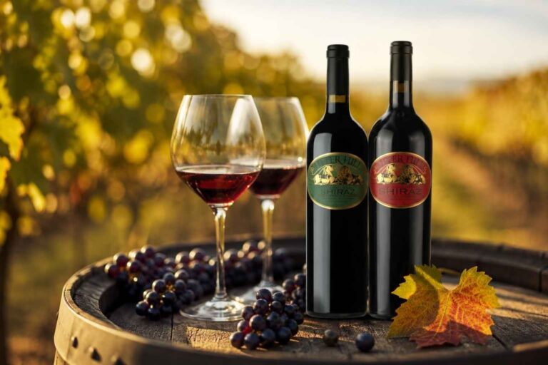 澳洲 Shiraz 雙瓶與酒杯主圖替換版