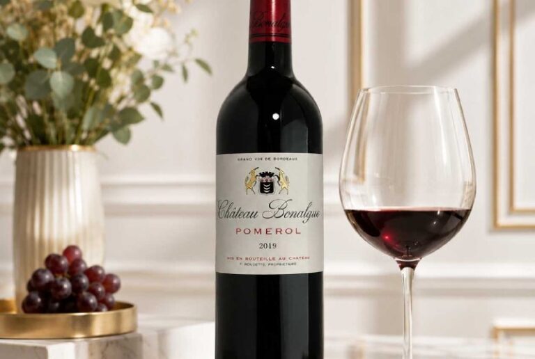 波爾多右岸 Pomerol 酒瓶與酒杯
