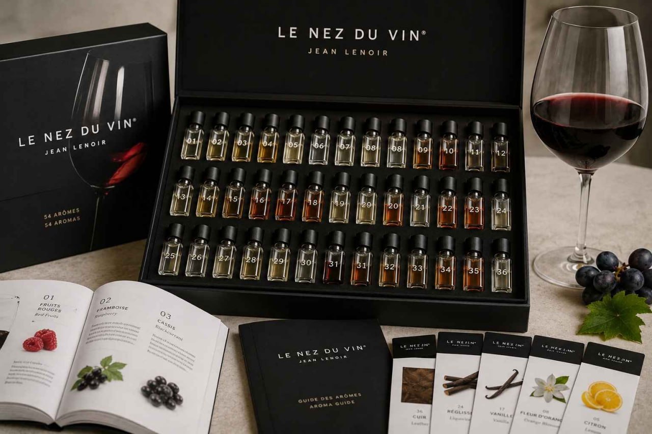 Le Nez du Vin 酒鼻子套組與紅酒杯